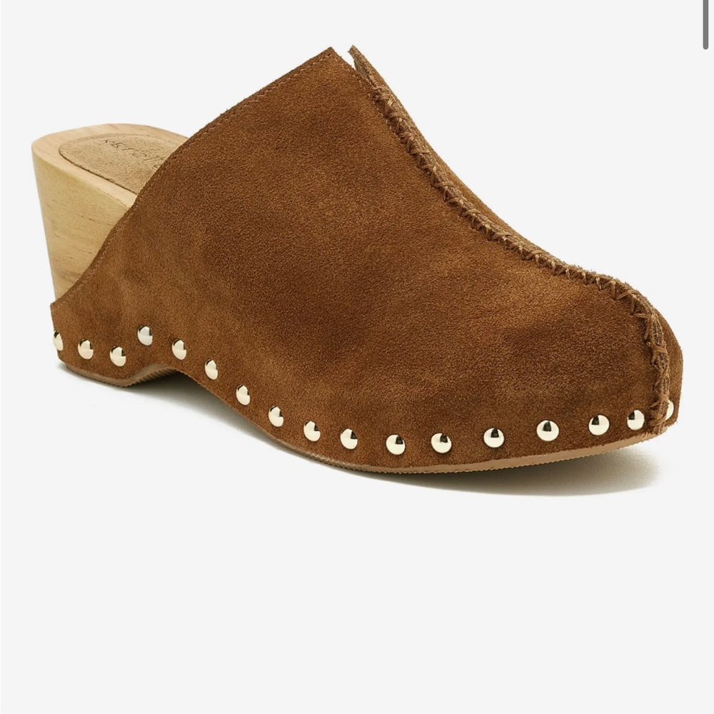 Kelsi Dagger Brooklyn Camel Suede Clog